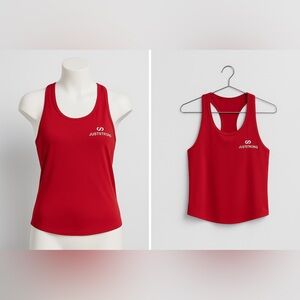 Just Strong Women's Bold Red Tank Top
